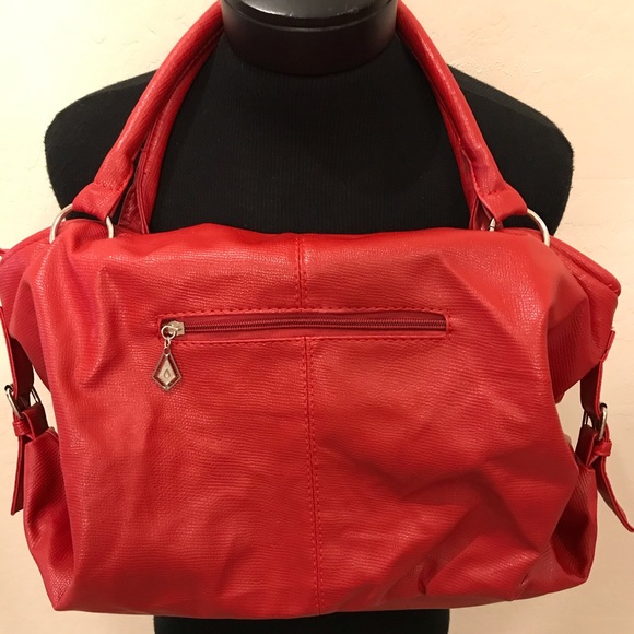 NEW RED TASSELS HOBO BAG - Picture 5 of 8